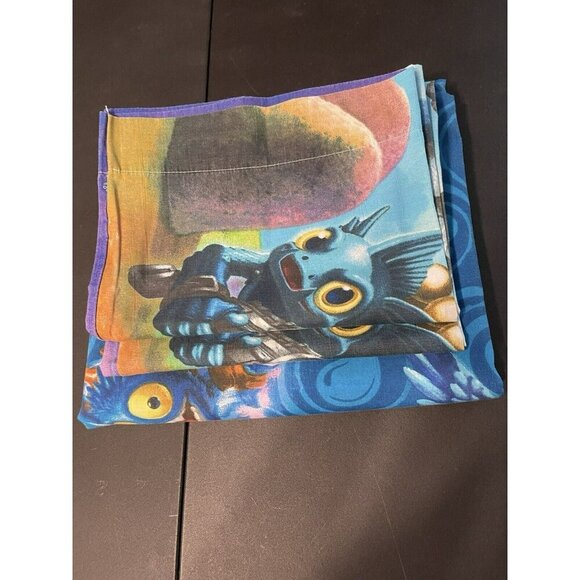 Skylanders Flat Sheet And 2 Pillowcases Set Full - Picture 1 of 6